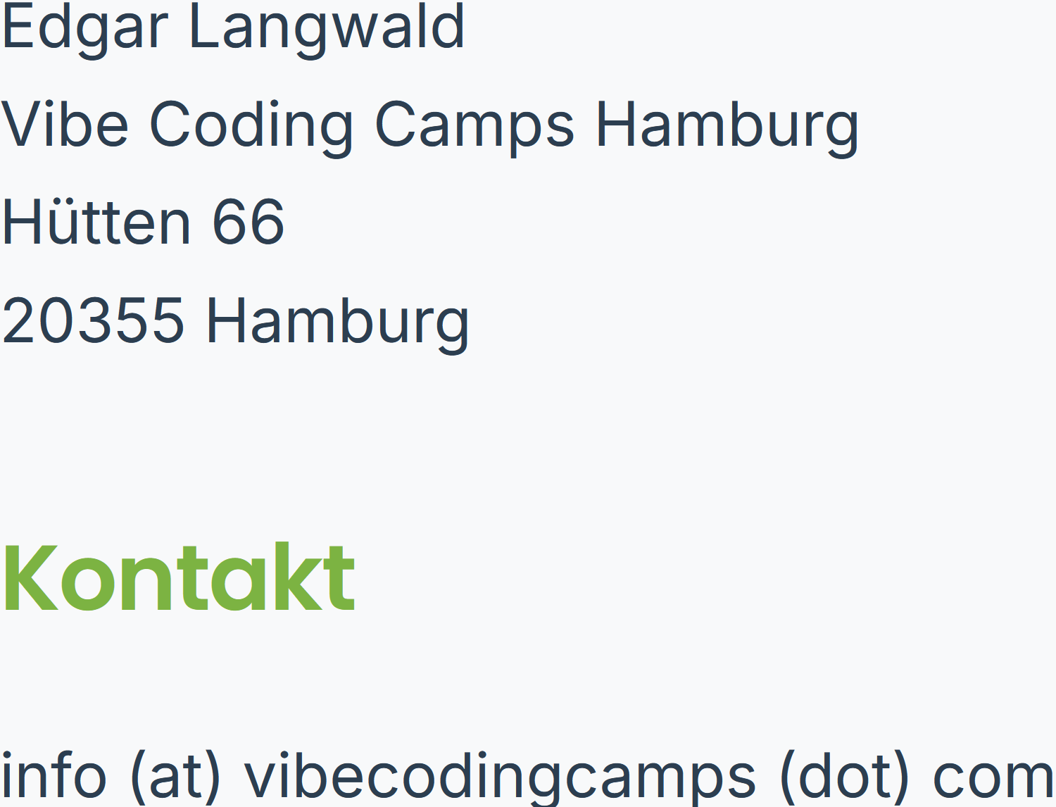 Kontaktinformationen